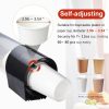 IWNTWY Black Cup Dispenser Plastic Universal Fit Wall Mount-3