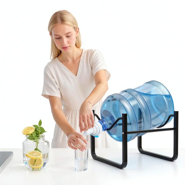 Cast Iron Water Dispenser Stand HAVEDAWN Black 5 Gallon-6