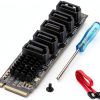RIITOP NVMe to SATA Adapter M2S6G-6P 6 SATA Ports PCIe x4-5