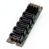 RIITOP NVMe to SATA Adapter M2S6G-6P 6 SATA Ports PCIe x4-4