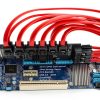 MZHOU 18-Port SATA PCIe Card 4X ASM1166 6Gbps for Windows Linux-3