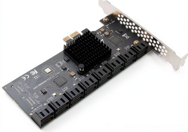 Trotwei Blue 16 Port SATA PCIe Expansion Card – 6Gbps High Speed,-0