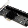 PCIe SATA Controller Trotwei Blue SU-20 20 Port SATA 3.0 Card-4