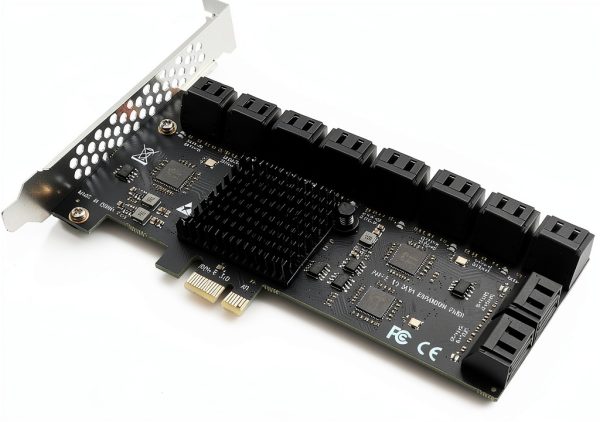 PCIe SATA Controller Trotwei Blue SU-20 20 Port SATA 3.0 Card-4