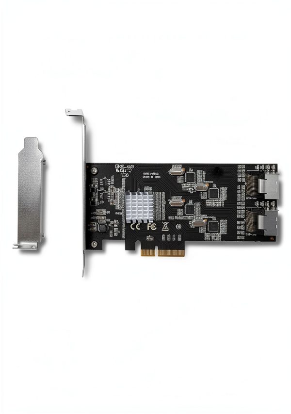StarTech.com 8-Port SATA PCIe Card 6Gbps Dual Mini‑SAS Black-2