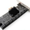 PCIe SATA Controller Trotwei Blue SU-20 20 Port SATA 3.0 Card-3