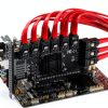 MZHOU 18-Port SATA PCIe Card 4X ASM1166 6Gbps for Windows Linux-4