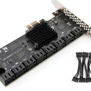 PCIe SATA Controller Trotwei Blue SU-20 20 Port SATA 3.0 Card-0