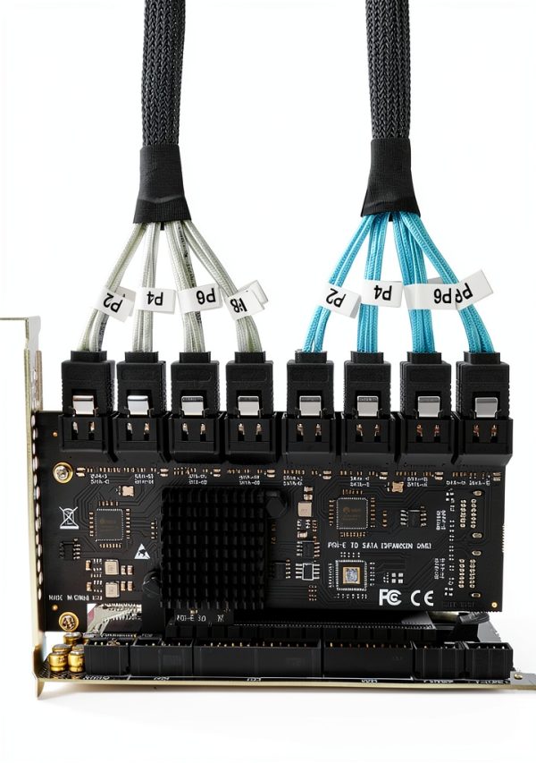 Trotwei Blue 16 Port SATA PCIe Expansion Card – 6Gbps High Speed,-1