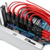 MZHOU 18-Port SATA PCIe Card 4X ASM1166 6Gbps for Windows Linux-1