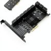 MZHOU 18-Port SATA PCIe Card 4X ASM1166 6Gbps for Windows Linux-5