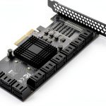 MZHOU 18-Port SATA PCIe Card 4X ASM1166 6Gbps for Windows Linux-0